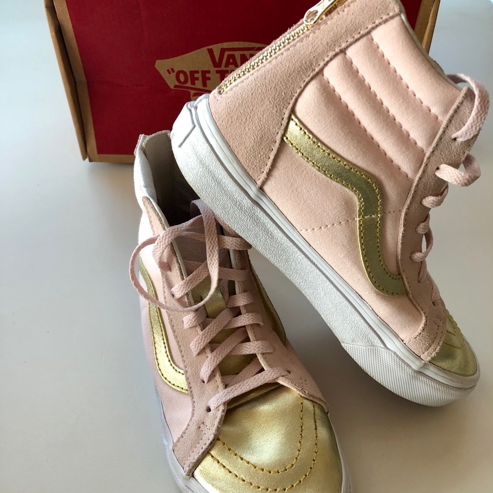 Vans Sk8-Hi Zip Heavenly P high top girls size 3